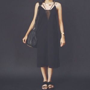 H&M midi black dress